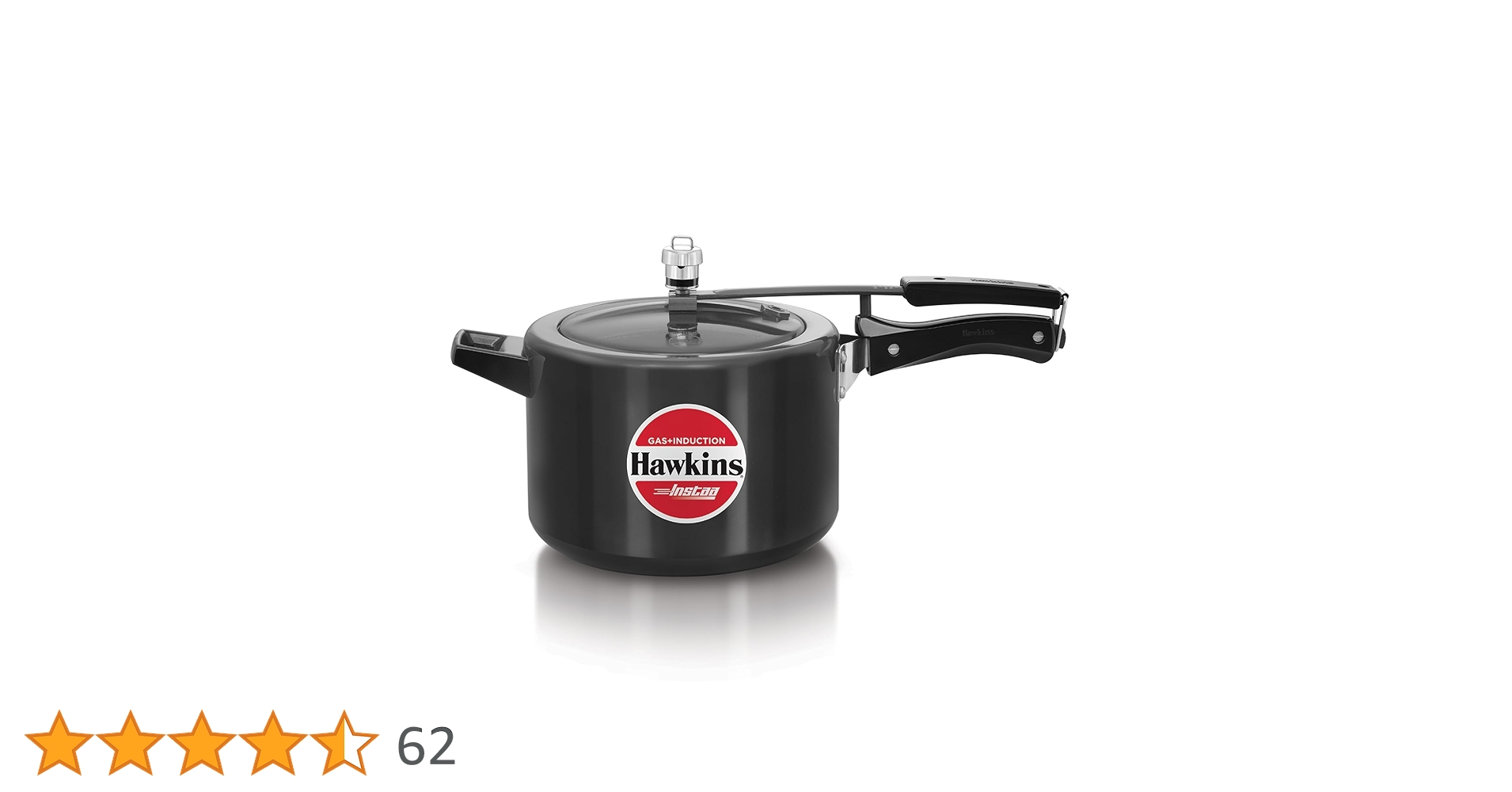 Hawkins 5 Litre Instaa Pressure Cooker, Induction Inner Lid